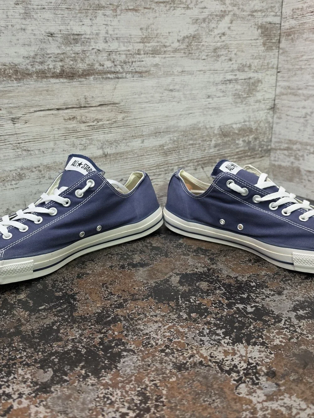 Mens Converse Chuck Taylor All Star Low Top Athletic Shoes Sz 17 Eur 53 Navy Blu